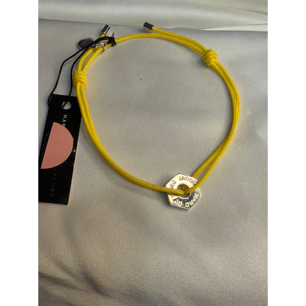 Marc by Marc Jacobs Safety Yellow Hex Nut Friendship Bracelet M5131089